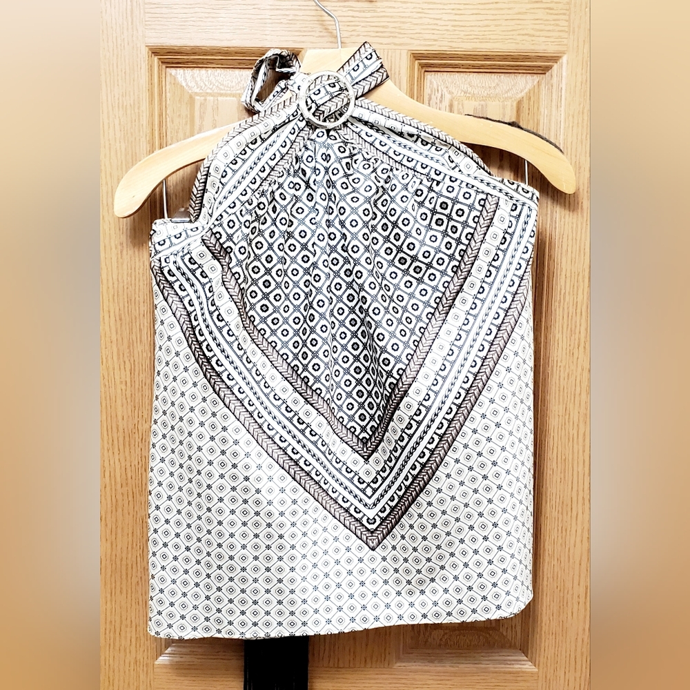 Crisscross halter top